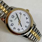 Timex  indiglo women’s watch gold silver tone 25mm round stretch band running Photo 1