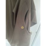 Maggie Barnes NWT  Quarter Sleeve Snap Button Olive Cardigan Sz 1X Photo 5