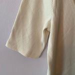 NWT Faherty Women's size XL White Freestyle Ribbed Knit Tee Scoop Neck Cotton Photo 5