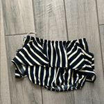 Vintage Havana Black and White Striped Top Size L Photo 3