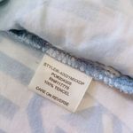 Lovestitch NWT Love Stitch Mini Skirt Size L Smocked Elastic Waist Blue Chambray Photo 5