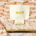 Anthropologie  Maeve Lena Orange Yard Dyed Balloon Sleeve Button Front Tunic Top Photo 4