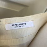 Peppermayo  Ivory Denim Mini Skirt & Corset Set Size US 8 Photo 7