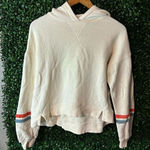 Madewell MWL Womens Airyterry Hoodie Sweatshirt Beige Size XS Photo 0