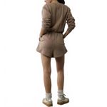 American Eagle AE Cozy Henley Lounge Romper Medium Brown NWT Photo 1