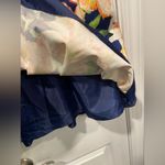 J.Crew  Sleeveless Fit & Flare Pleated Skirt Mini Dress Navy Blue Floral Size 6 Photo 6