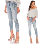 BLANK NYC  Back To Nature Floral Embroidered Skinny Ankle Jeans, sz. 24 Photo 5