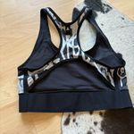 Ultracor  Women's Black Graffito‎ Terrain Cut Out Sports Bra Size Small Photo 4