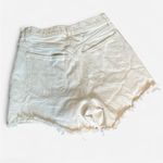 Abercrombie & Fitch  The Dad Short High Rise ivory cream sz 4 Curve Love Photo 1