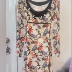 Theory Rustic Floral 100% Silk Dress Photo 0