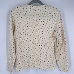Vintage LL Bean Women’s S Off White Fall Leaves Cotton Long Sleeve Shirt Autumn Tan Photo 2