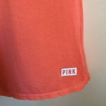 PINK - Victoria's Secret VICTORIA'S SECRET PINK Coral Orange Pink Super Soft Halter Neck Flowy Tank Top Photo 2
