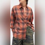 BDG Orange and Black Maxi Skirt Photo 2