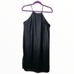 Lush faux leather shirt with slits Photo 3