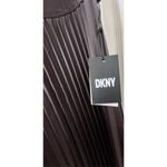DKNY NWT Faux Leather Accordion Style Skirt Photo 3
