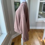 A New Day Light Brown Oversized Cropped Crewneck Sweatshirt Sz XXL Photo 2