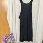 FP Beach Free People  Black Tunic Tank Top Size Medium Photo 3