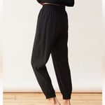 ADAY ‎ Hail Yes Joggers Pants Stretch High Rise Lightweight Black XS Extra Small Photo 2