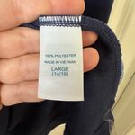 Nautica Navy Blue Long Sleeve and Pant Pajama Set Size L Photo 3