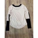 By Gottex Sport White Black Mesh Neck Long Sleeve Athletic Top M NWT Size undefined Photo 1