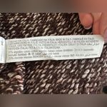 Massimo Dutti  Chunky Chocolate Brown & Metallic Thread Sweater Sz Small Photo 6