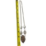 Turritella Fossil Agate Pendant Necklace Brown Photo 5