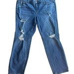 Torrid Distressed High Waisted Straight Leg Jeans Size 18R Photo 0