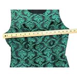Banana Republic L'Wren Scott For Black And Green Jacquard Sheath Dress Size 2 Photo 8