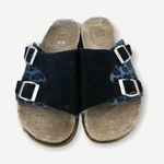 Muk Luks  Susan Sandals Blue Leopard Print Sandal Photo 3