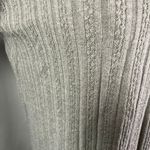 Blu Pepper  Women's Gray Ribbed Knit‎ Cardigan Long Sleeve Pockets Size M Photo 4