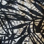 Banana Republic BLACK & TAN PALM LEAF PRINT LINEN VISCOSE SHIRT DRESS SZ 6 Photo 9