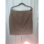 Talbots  Women's A-Line Corduroy Skirt Brown‎ Knee Length Size 10 Photo 3