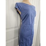 Ann Taylor NWT Periwinkle Dress Geometric Lined Size 12 Purple Photo 1