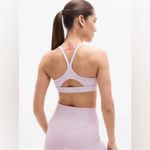 Athleta New  M Vital Bra Lilac Sky Pink Medium Cup A-C Photo 1