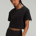 Lululemon  Textured Fleece Embroidered Logo T-Shirt Photo 0