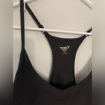 Old Navy  Power Soft‎ Dress Racer Back Sleeveless Built In Bra Black Workout L Photo 2