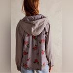 We The Free 🆕 FREE PEOPLE | ABOUT TO SLIDE HOODIE SHIRT | PHANTOM OVERDYE | SIZE: M Photo 1