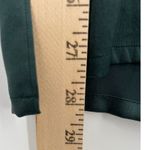 VTG Paris France Green Silk V Neck Long Sleeve Tie Waist Tunic Shirt Size 36 XS Photo 9