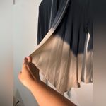 HYFVE Ombré Ribbed Waterfall Cardigan Lace Up Sweater Size S Photo 2