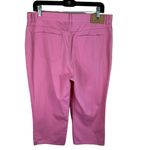 Lauren Jeans Co. Ralph Lauren Vintage 100% Cotton Pink Cropped Jeans Size 12 Photo 1