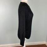 Calvin Klein  Jeans Cable Knit Sweater Core Texture Mixed Crew Black Size XS Photo 3