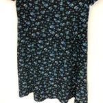 Pam & Gela Floral V Neck Silk Dress Short Sleeves Size Small Photo 1