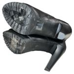 Forever 21 black platform side zip ankle boots Photo 5