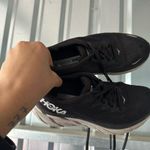 Hoka  Black and White Athletic Shoes Womens 7B Photo 3