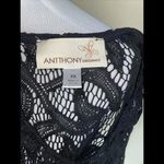ANTHONY‎ Originals WOMENS BLACK LACE KnItted Sleeveless Cardigan SIZE XS Photo 4