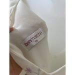 Bonmarche UK SZ 16 US SZ 12 Embroidered Flowers PETAL SLEEVES TOP BLOUSE White Photo 8