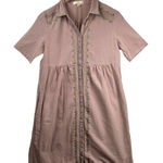 Orange Creek Mumu Dress Size Small Pink Lined w/ Pockets Embroidery Grandmacore Photo 0