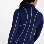 Calia by Carrie Calia Women's Tipped Cold Dash 1/4 Zip in Opulent Blue size S NWT Photo 1