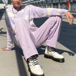 Dr. Martens  Jadon White Polished Smooth Combat Boots Photo 2