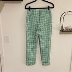 Acegolfs Green Plaid Pull On Elastic Waist Preppy Golf Pants Size Small Photo 1